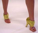 Botines sin puntera ni suela